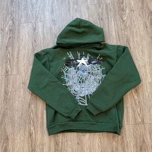 Stylish Green Graphic Hoodie